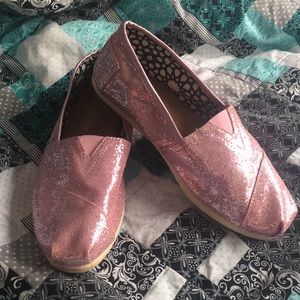 ✨Sparkly Pink Toms! ✨